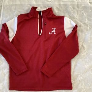 Alabama Crimson Tide Colosseum Luge Quarter-Zip Pullover Jacket – Men’s M